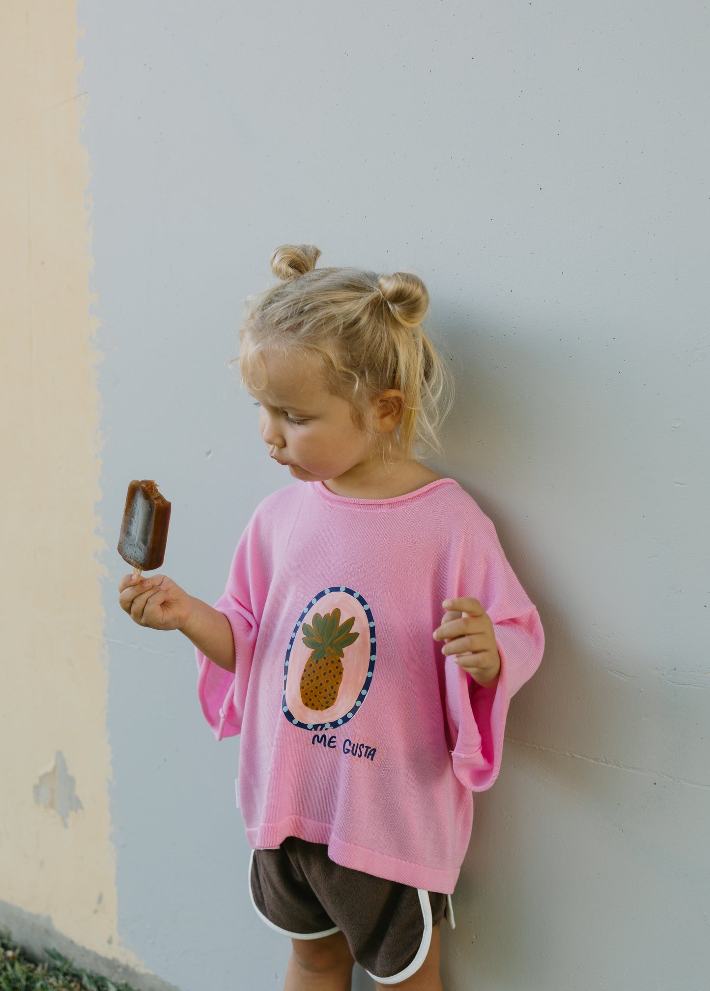 Me Gusta Oversized Tee - Hot Pink