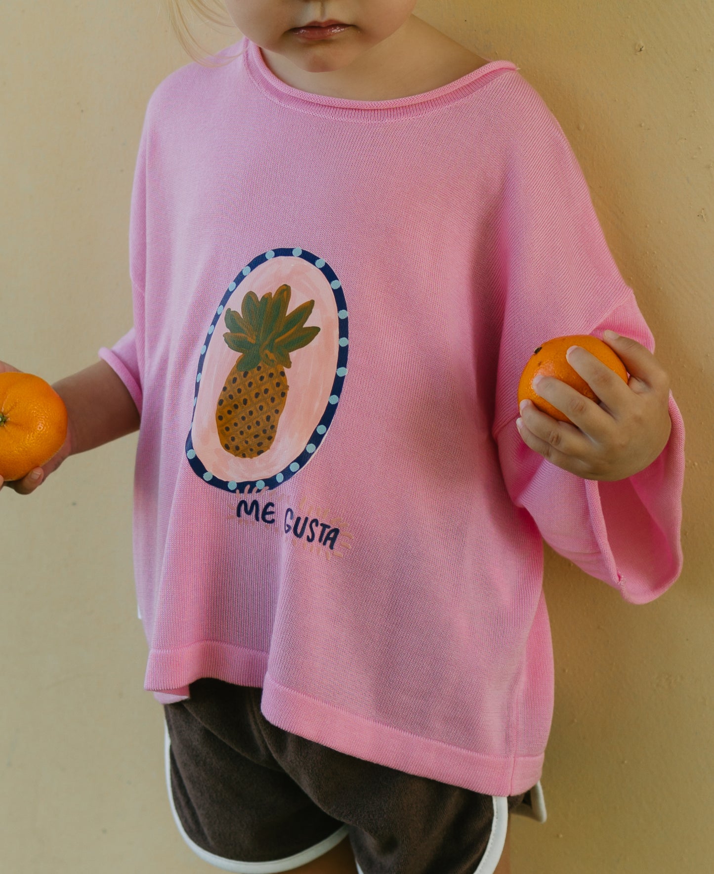 Me Gusta Oversized Tee - Hot Pink