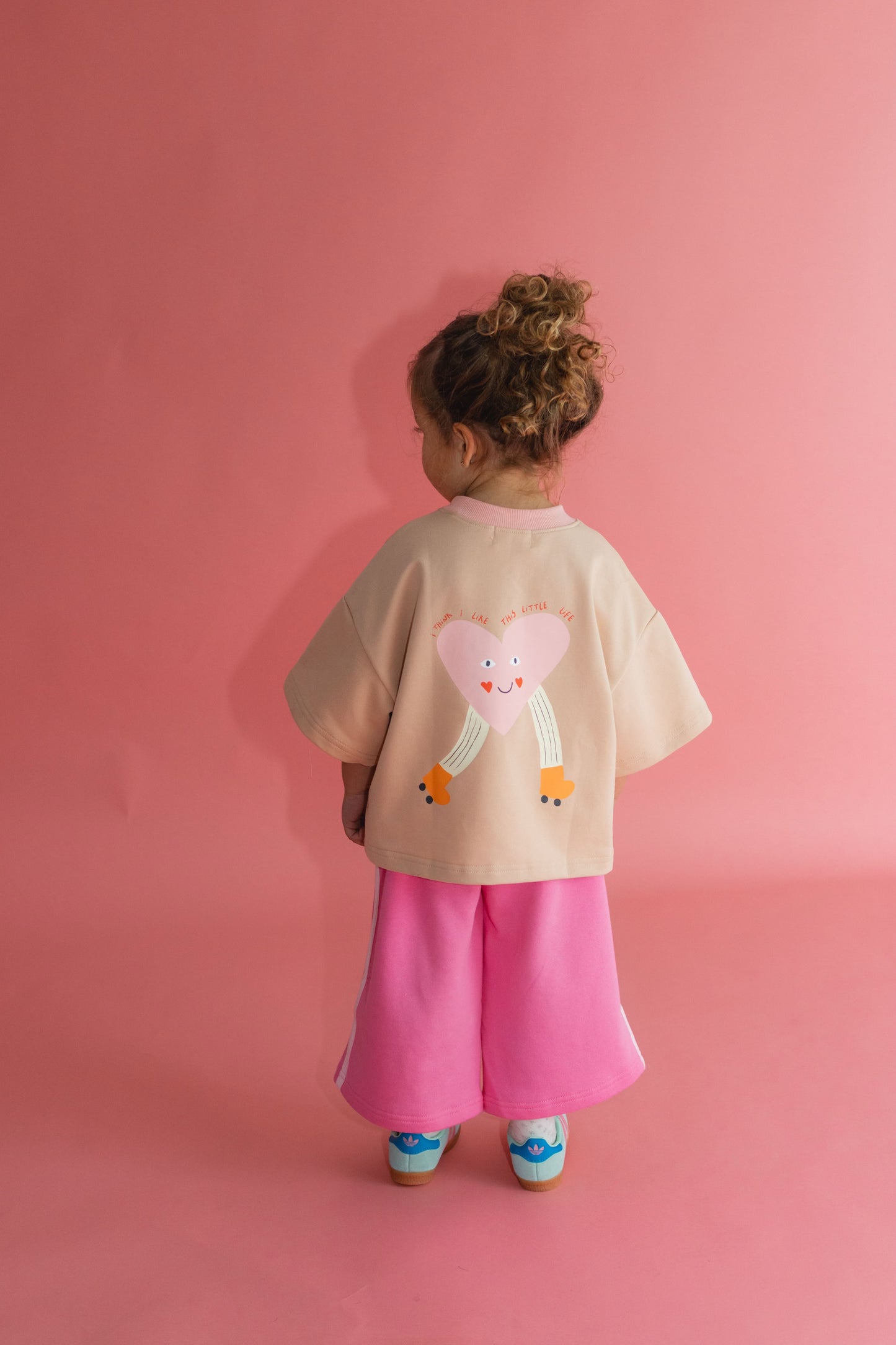 This Little Life Oversized Tee - Pale Coral