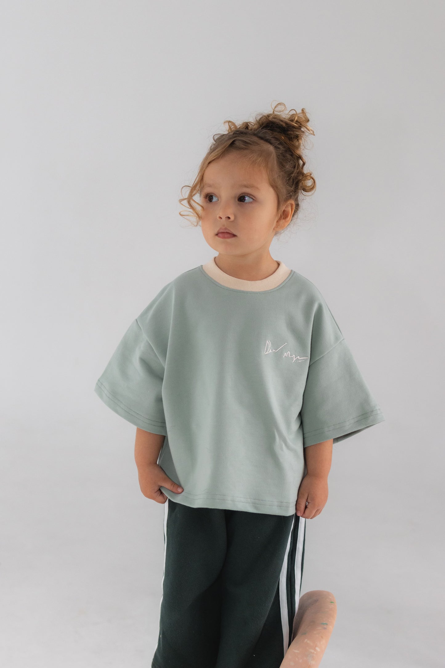 This Little Life Oversized Tee - Minty Blue